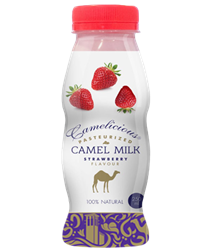 Верблюжье молоко - вкус клубники